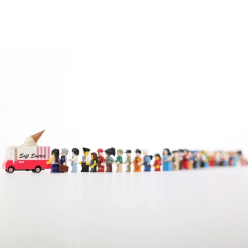 Ice Cream Van (F708) 8,4X4,1X6,5Cm, Wooden Diecast, In Giftbox,