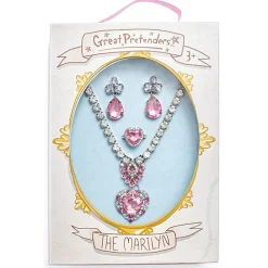 Juwelenset In Doos The Marilyn Pink & Silver - Set Van 4