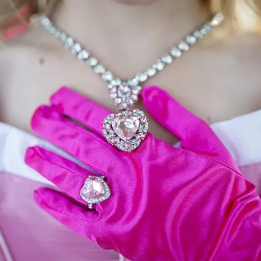 Juwelenset In Doos The Marilyn Pink & Silver - Set Van 4