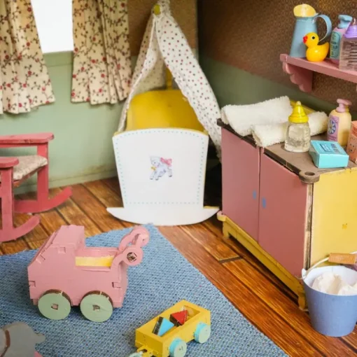 Kartonnen kamer - Babykamer