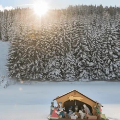 Kerstfiguur Ezel Liggend