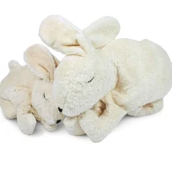 Klein Wit Konijn Knuffel Met Warmtekussen - 19,5 cm