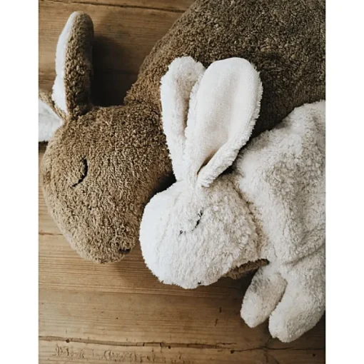 Klein Wit Konijn Knuffel Met Warmtekussen - 19,5 cm