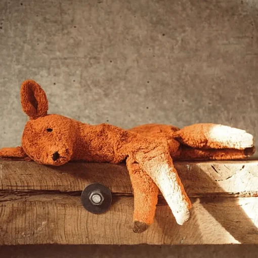 Kleine Knuffel Hert Met Warmtekussen | 47 Cm