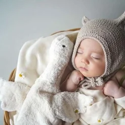 Kleine Knuffel Witte Gans Met Warmtekussen | 47 Cm