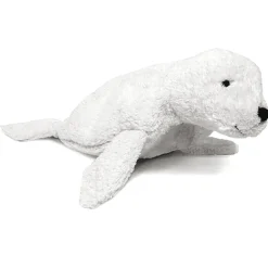 Kleine Knuffel Witte Zeehond Met Warmtekussen | 19,5 Cm