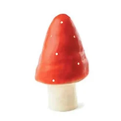 Kleine Lamp Paddenstoel - Rood
