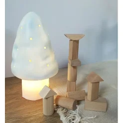 Kleine Lamp Paddenstoel - Blauw