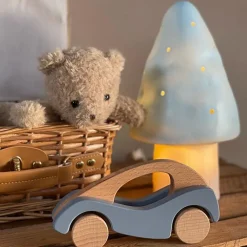 Kleine Lamp Paddenstoel - Blauw