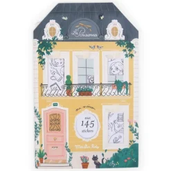 Kleurboek met 145 stickers - Les Parisiennes