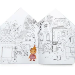 Kleurboek met 150 stickers - Les Minouchkas