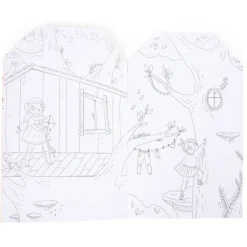 Kleurboek met 145 stickers - Les Parisiennes