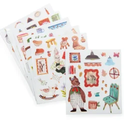 Kleurboek met 150 stickers - Les Minouchkas