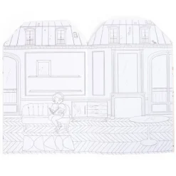 Kleurboek met 145 stickers - Les Parisiennes