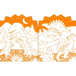 Kleurboek met stickers - Dinosaurussen