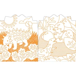Kleurboek met stickers - Dinosaurussen