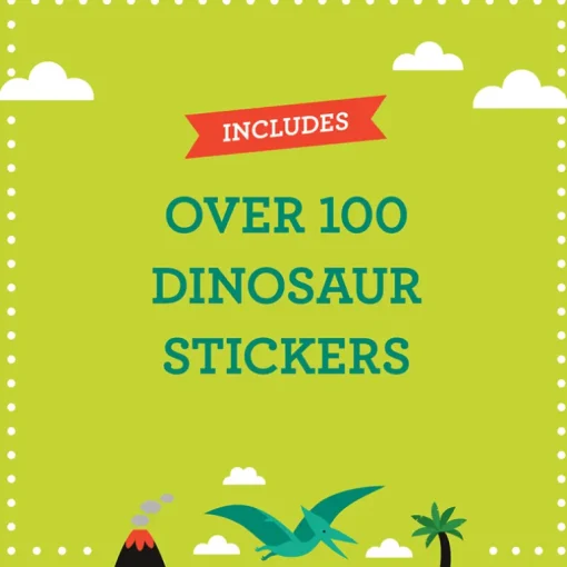 Kleurboek met stickers - Dinosaurussen