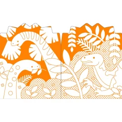 Kleurboek met stickers - Dinosaurussen