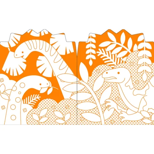 Kleurboek met stickers - Dinosaurussen