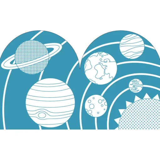 Kleurboek met stickers - Outer Space