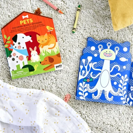 Kleurboek met stickers - Outer Space