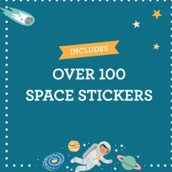Kleurboek met stickers - Outer Space