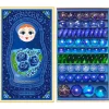 Knikkerset - Blue Yelena Matriochka Box