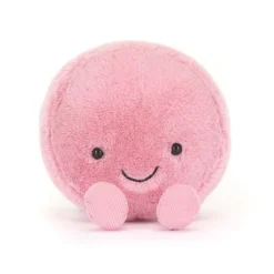Knuffel Amuseables Mia Macaron Framboise - 12 cm