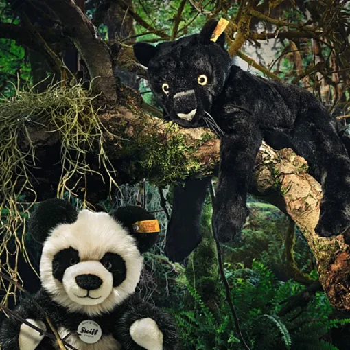 Knuffel Dangling Panther Black Nero - 40 cm