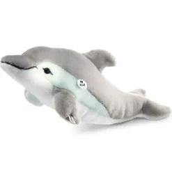 Knuffel Dolfijn Grijs Wit Cappy - 35 cm