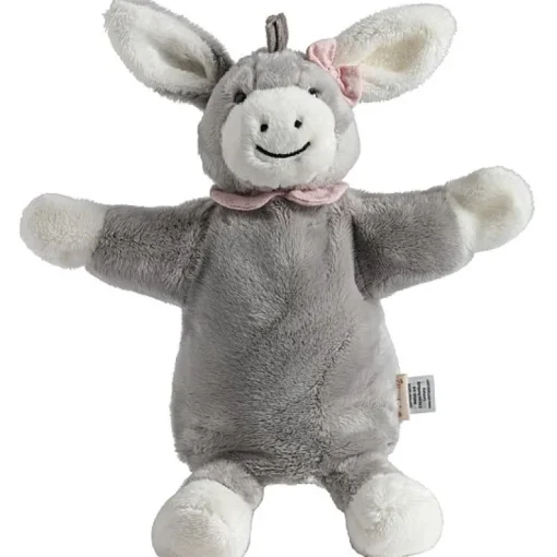 Knuffel En Handpop Ezel Emmi Girl | 34 Cm