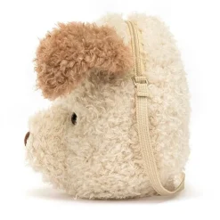 Knuffel Handtas Little Pup Bag - 19 cm