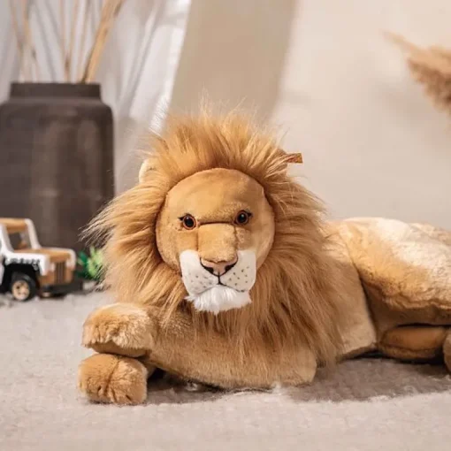 Knuffel Leeuw Leo Lion Beige - 65 cm