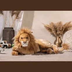 Knuffel Leeuw Leo Lion Beige - 65 cm