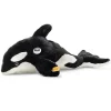 Knuffel Orka Ozzie Orca With Squeaker Black - 37 cm