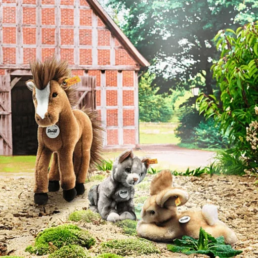 Knuffel Paard Chayenne Horse Light Brown - 28 cm