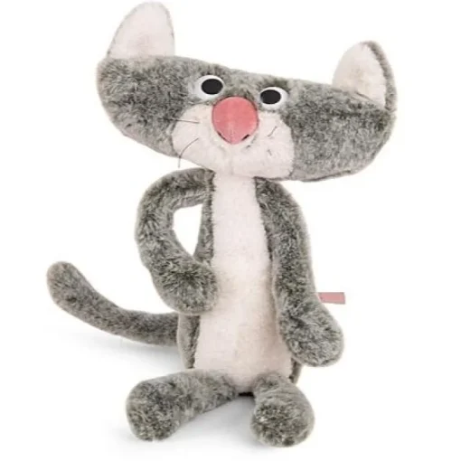 Knuffel Platte Kat - 37 cm