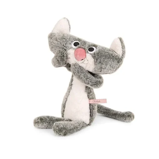 Knuffel Platte Kat - 37 cm
