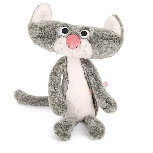 Knuffel Platte Kat - 37 cm