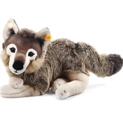 Knuffel Snorry Dangling Wolf Dark Grey - 40 cm