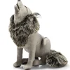 Knuffel Wolf Best Of Selection Howling Wolf Light Brown - 38 cm