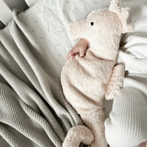 Knuffel Zeepaardje met warmtekussen Cuddly animal Seahorse Small - 42 cm
