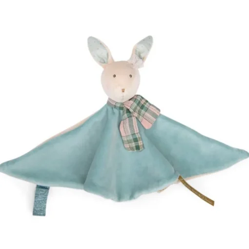 Knuffeldoek Konijn Blauw - La petite école de danse