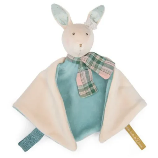 Knuffeldoek Konijn Blauw - La petite école de danse