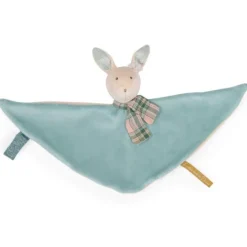 Knuffeldoek Konijn Blauw - La petite école de danse