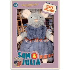 Knuffelmuis Sam's moeder - 12 cm