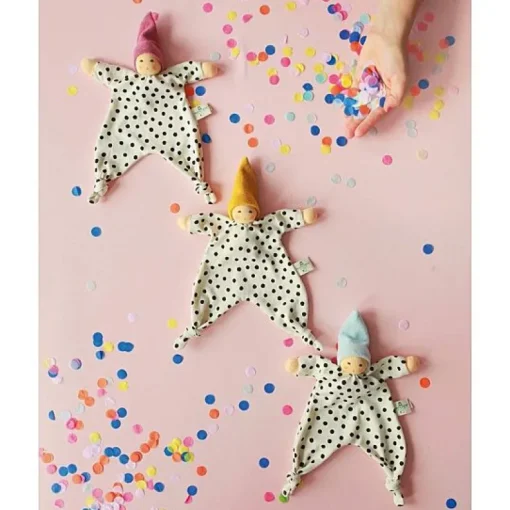Knuffelpopje Met Stippen Pünktchen Salbei | 25 Cm