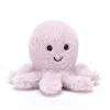 Knuffeltje Inktvis Fluffy Octopus - 8 cm