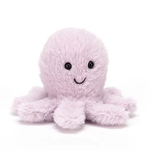 Knuffeltje Inktvis Fluffy Octopus - 8 cm