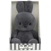Konijn Nijntje Cozy Miffy Grey In Giftbox - 23 cm